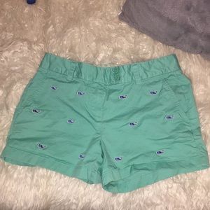 Vineyard Vines Whale Embroidered Day-boat Shorts